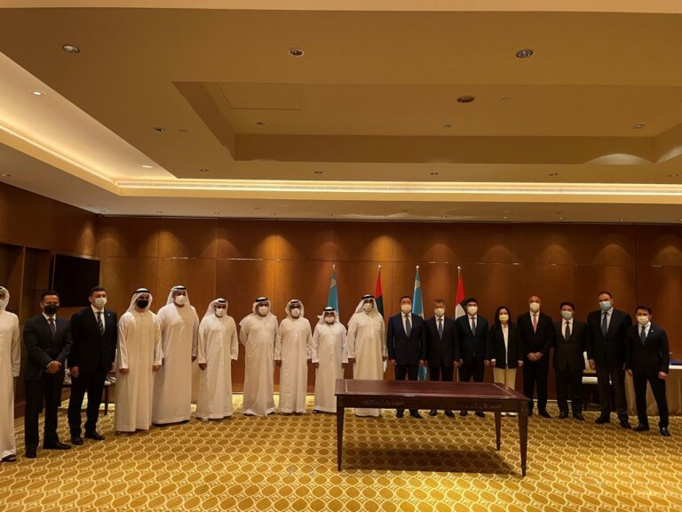 Kazakhstan and the UAE have established a strategic partnership for the implementation of joint investment projects